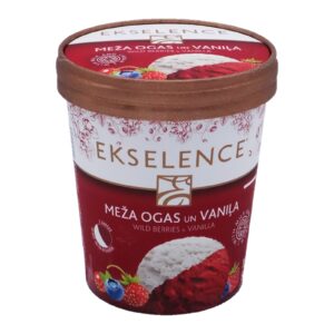 Ekselence Wild Berries Sorbet & Vanilla Ice Cream Pint